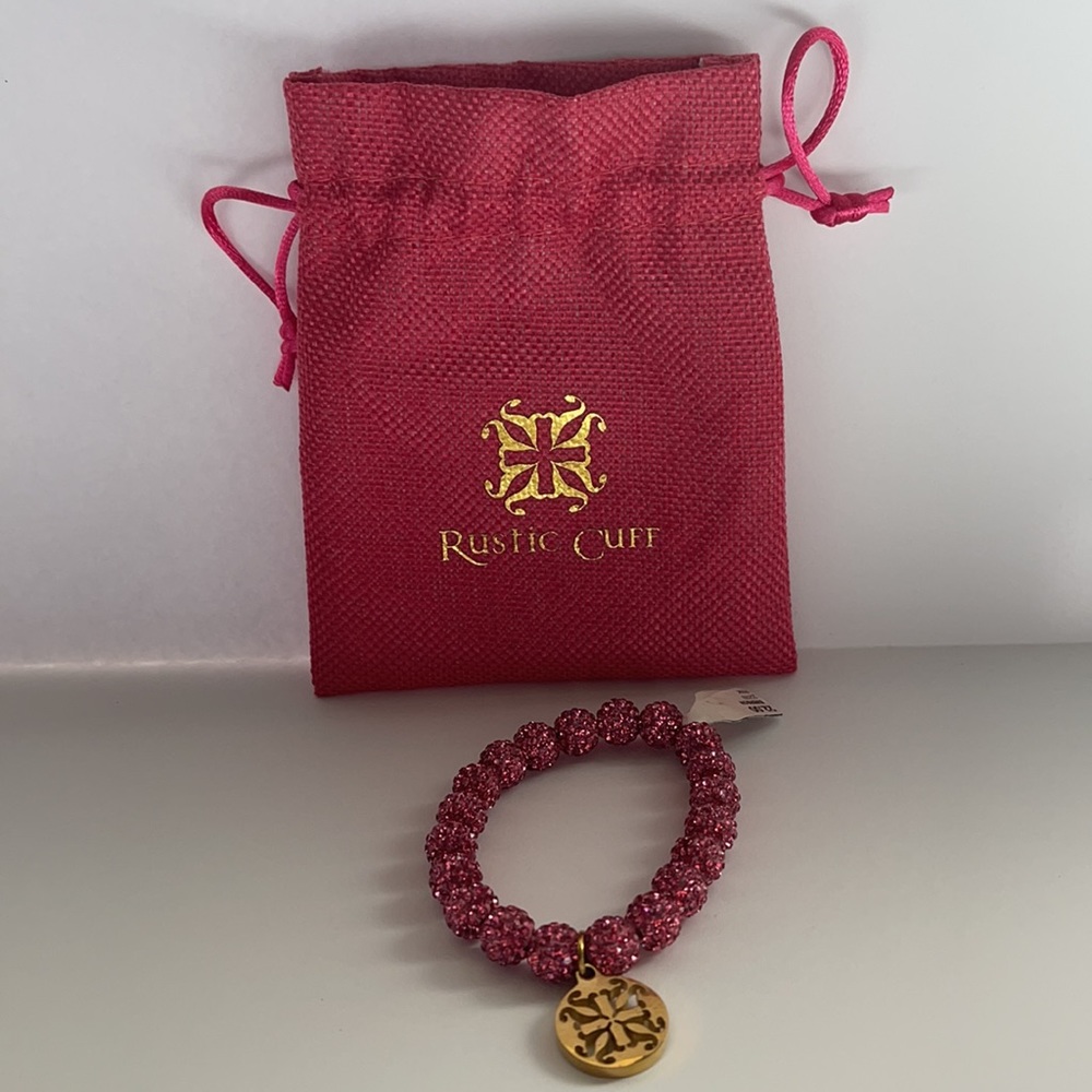 Rustic Cuff Bracelet - Pink - Picture 6 of 6
